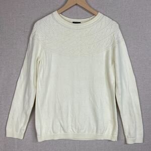 Talbots Womens Cable Knit Sweater XL Old Money Preppy Cottagecore Clean Girl